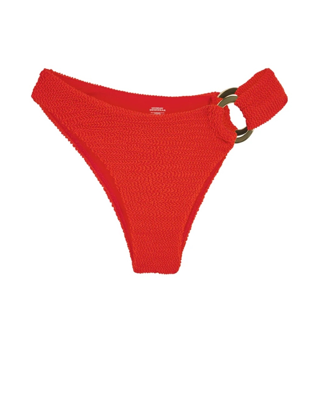 Brand new Monday swimwear chile pepper crinkle Bronte bottom